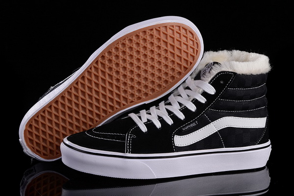 Vans High Top Shoes Lined with fur--026